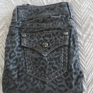 Miss Me Luxe Cheetah Jeans 28